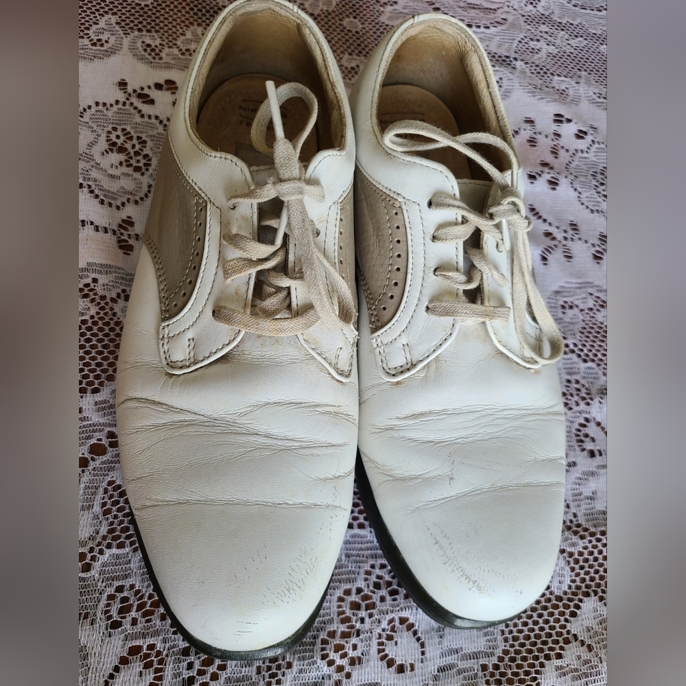 Nike Air Comfort Verbana White Leather Golf Shoes US Size 7